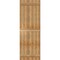 Ekena Millwork Joined Board-n-Batten Shutters, Rough Sawn Western Red Cedar, 26 7/8W x 78H, PR RBJ06S26X078RWR - alternate 2